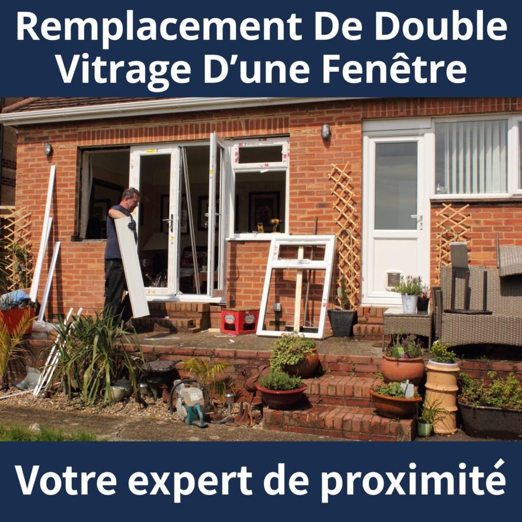 Vitrier Evry Courcouronnes - remplacement de double vitrage d'une fenêtre