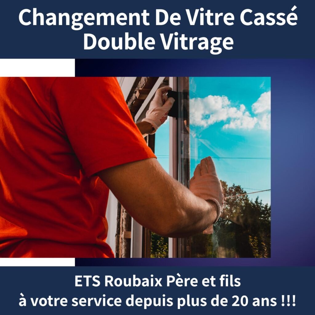 Vitrier Ris Orangis - Changement de vitre cassé double vitrage