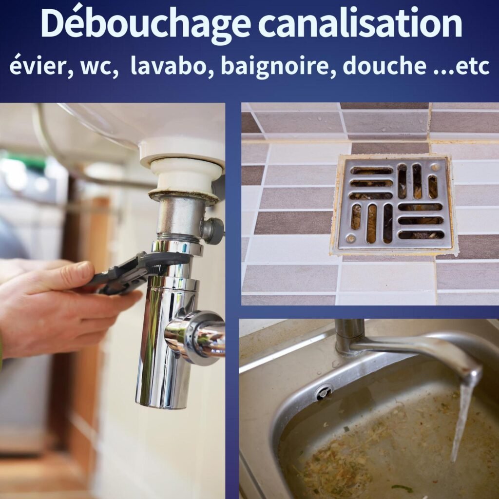 Débouchage canalisation Montargis 10 évier - WC - lavabo - baignoire - douche