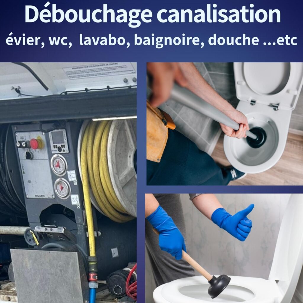 Débouchage canalisation Montargis 8 évier - WC - lavabo - baignoire - douche