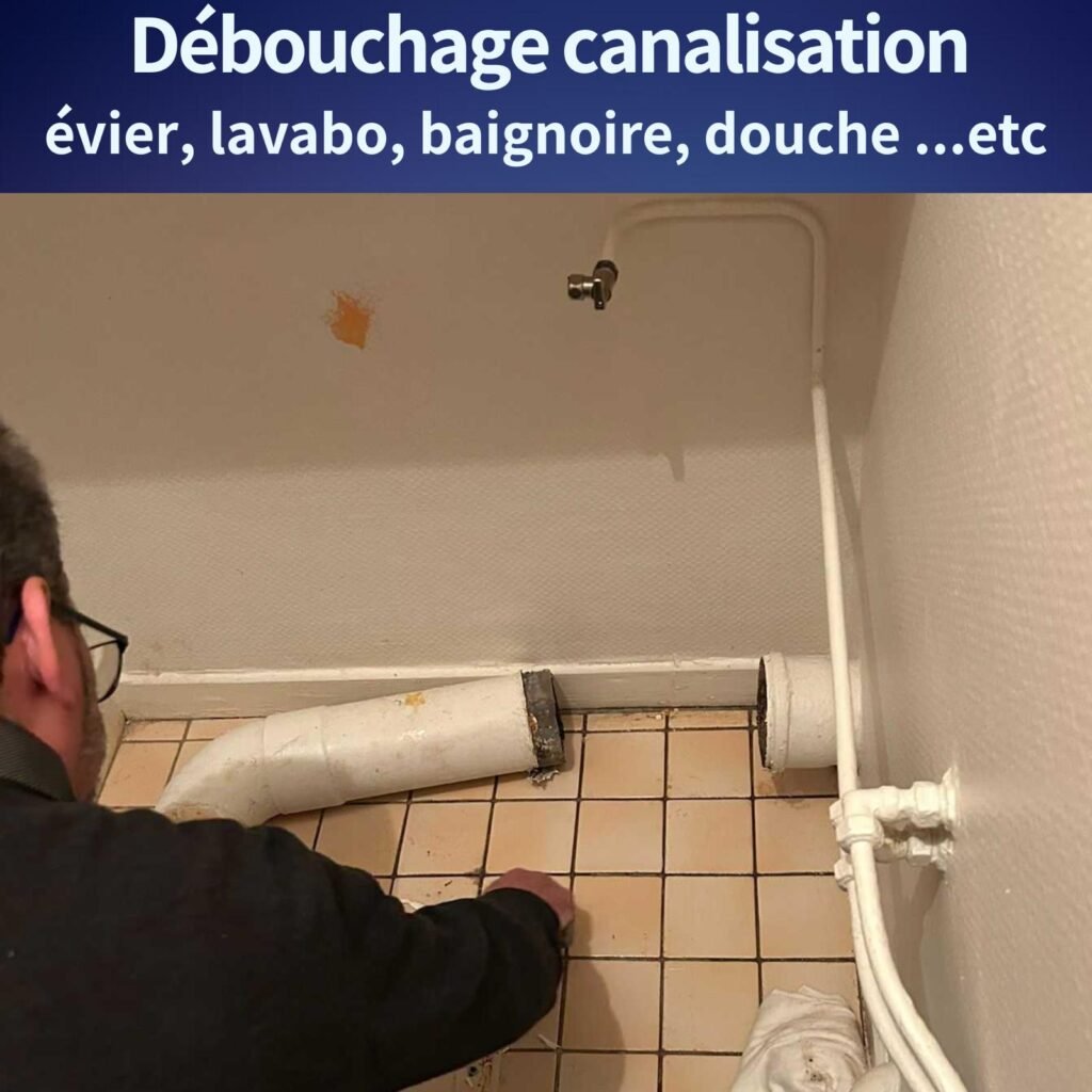 Débouchage canalisation Villejuif évier - WC - lavabo - baignoire - douche